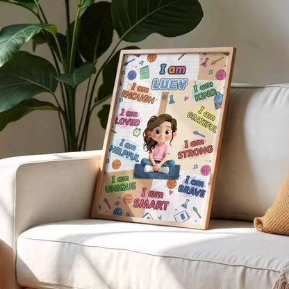 I Am Enough, I Am Loved, I Am Brave Poster