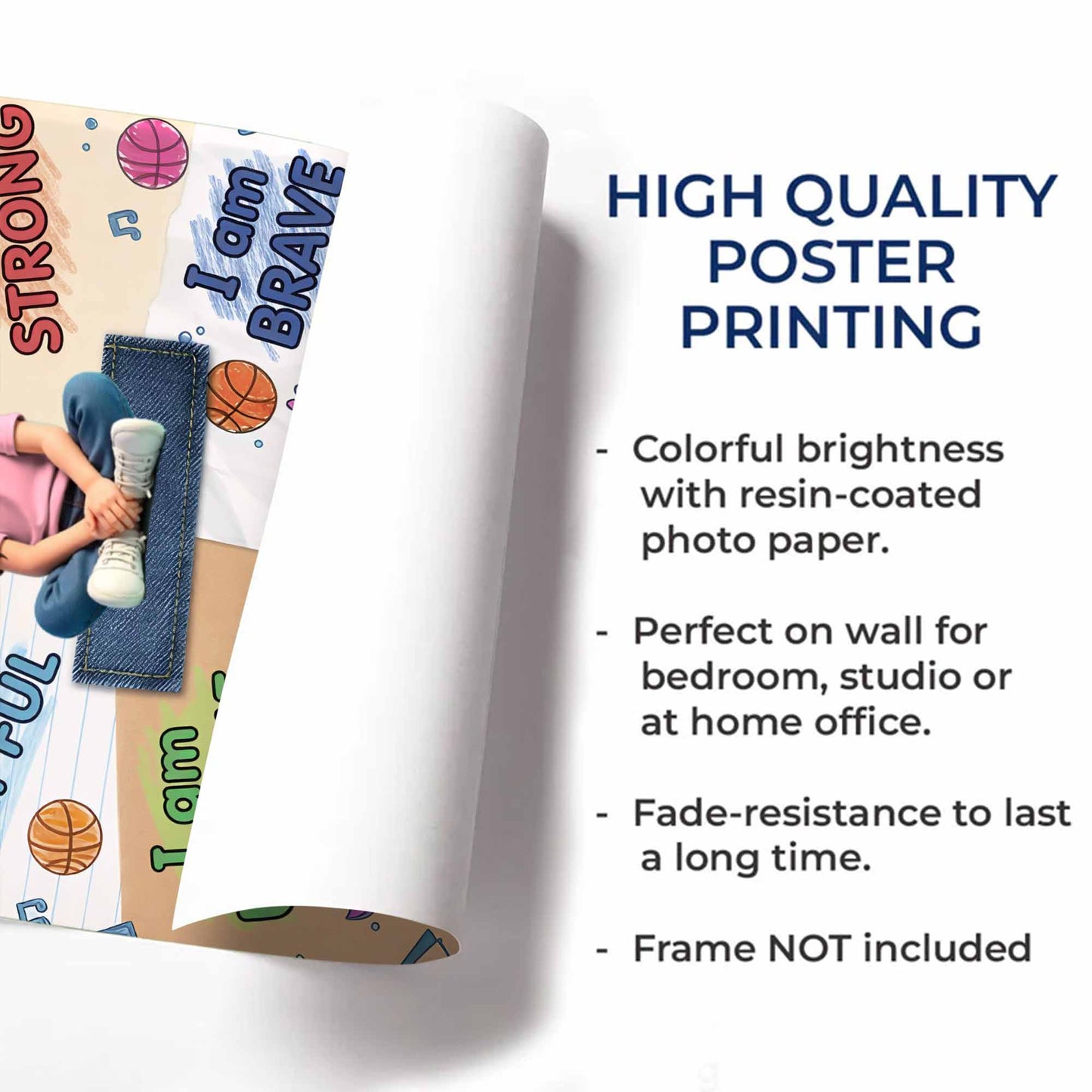 I Am Enough, I Am Loved, I Am Brave Poster