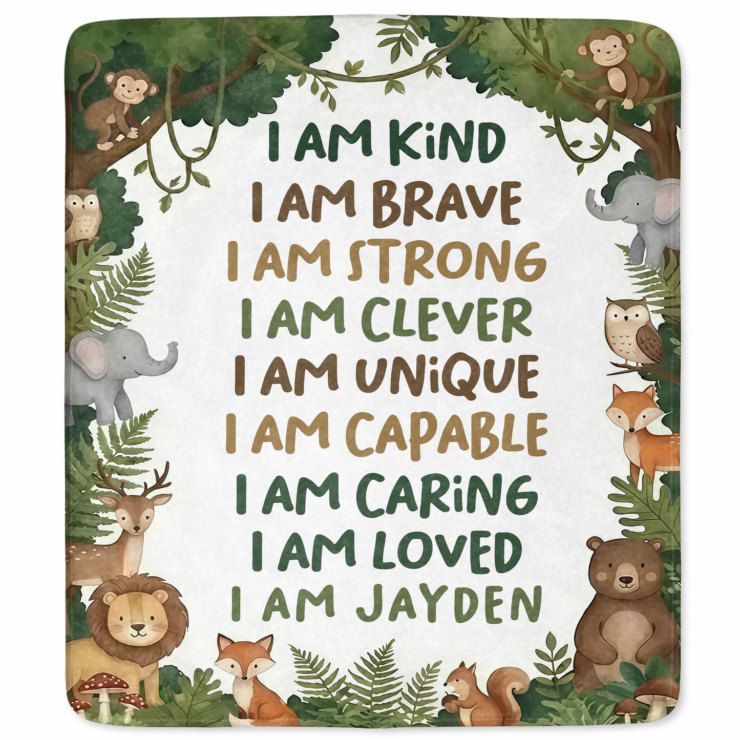 I Am Kind, I Am Brave, Jungle Animals