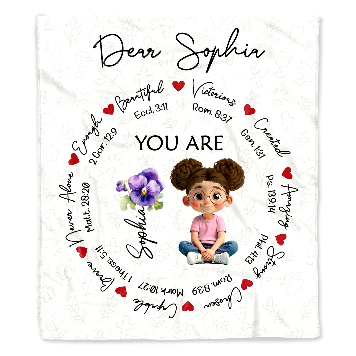 Dear [Custom Name], You Are Beautiful, Victorious, Created, Amazing