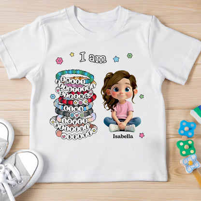 I Am Smart Beautiful Strong Inspirational Shirt For Girls