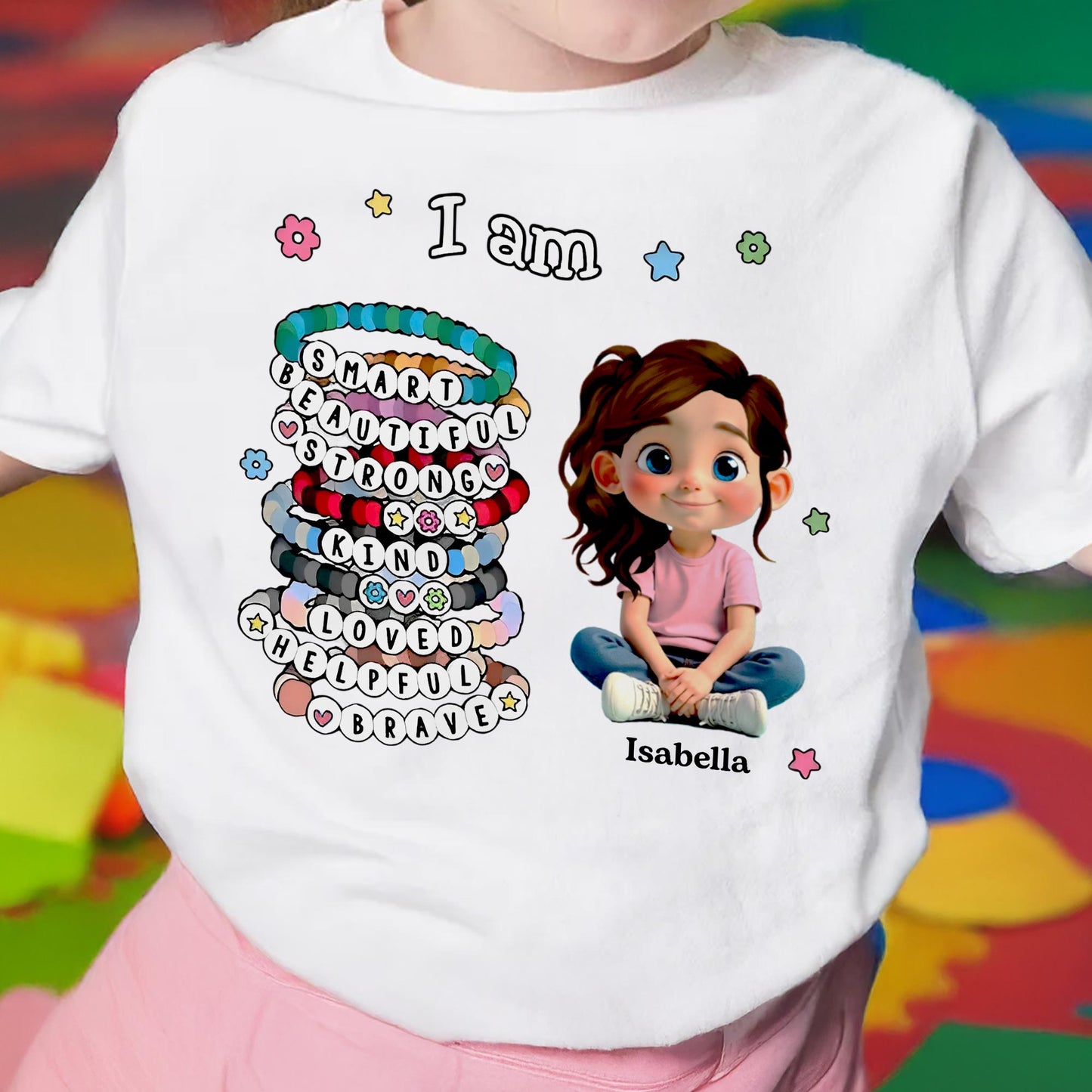 I Am Smart Beautiful Strong Inspirational Shirt For Girls