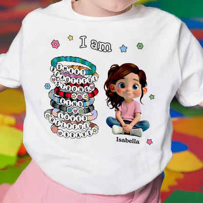 I Am Smart Beautiful Strong Inspirational Shirt For Girls