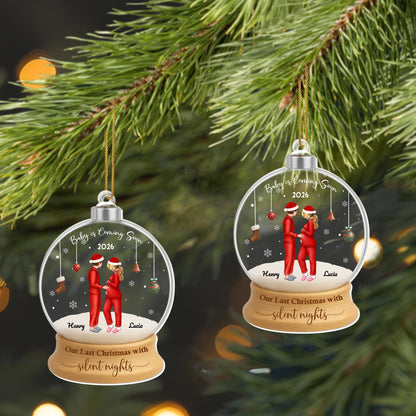 Our Last Christmas With Silent Nights, Pregnant Couple