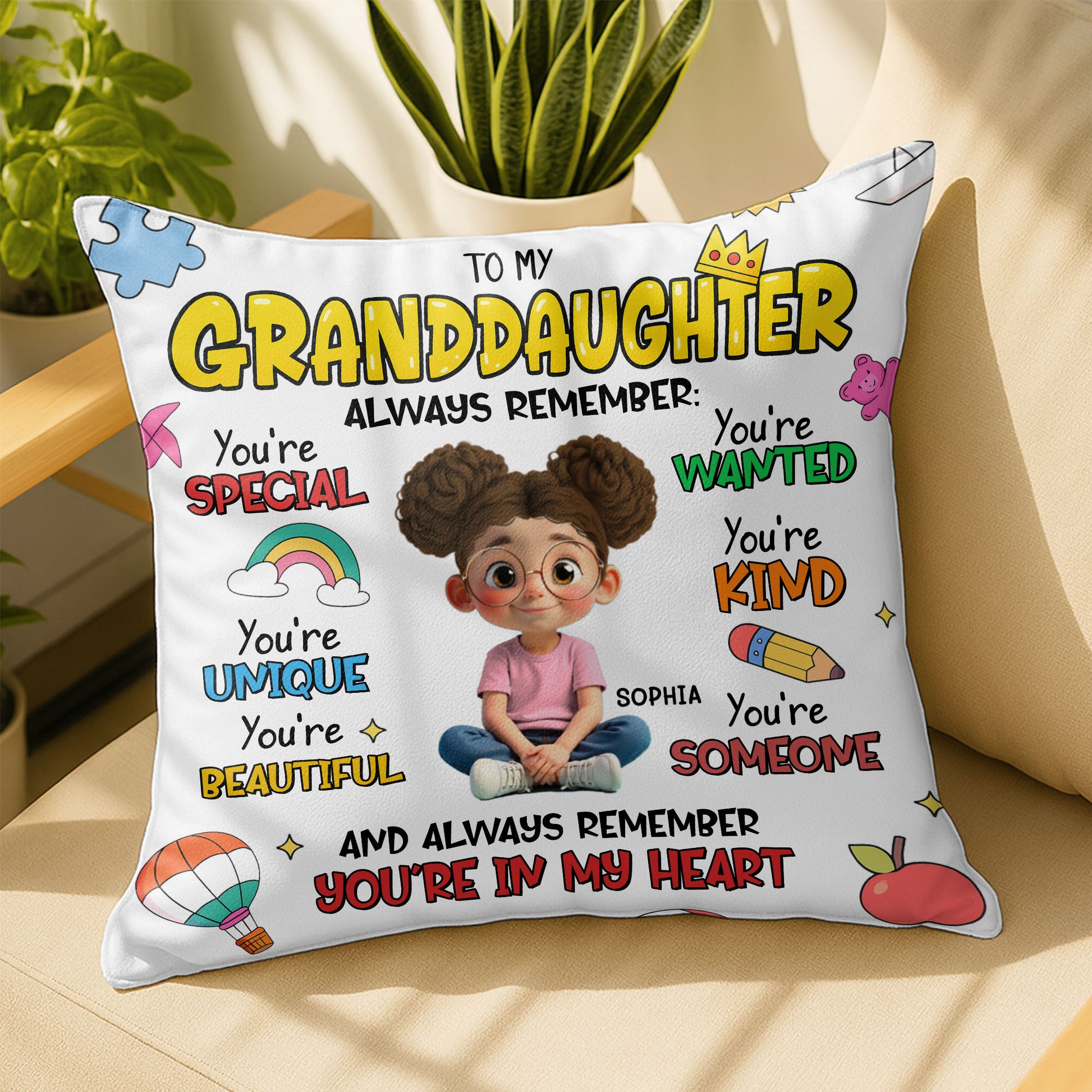 To My Granddaughter Always Remember You're Special