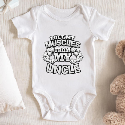 I Get My Muscles From My Uncle Biceps Graphic