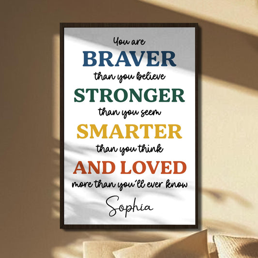 You Are Braver Than You Believe Stronger Than You Seem
