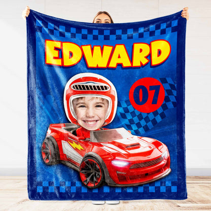 Race To My Heart Red Racing Car And Helmet Design