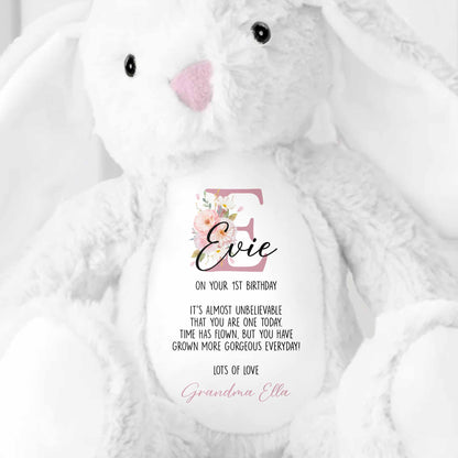 On Your 1st Birthday, Lovely Floral Design