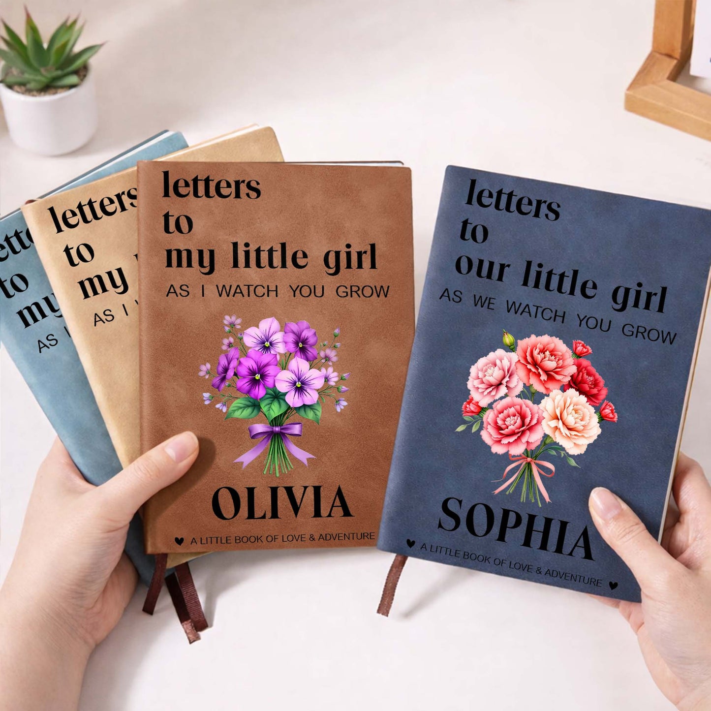 Letters To My Little Girl As I Watch You Grow Flower Bouquet