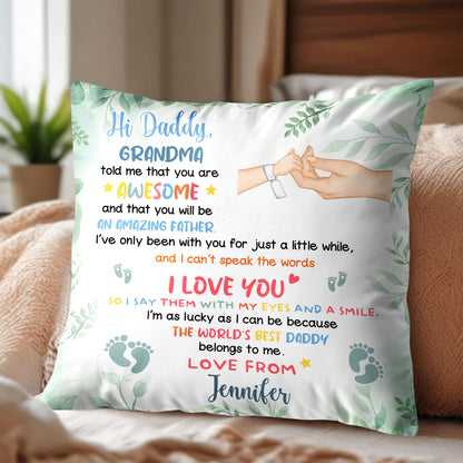 Hi Daddy, You Are Awesome, Amazing Father, Hands and Footprints