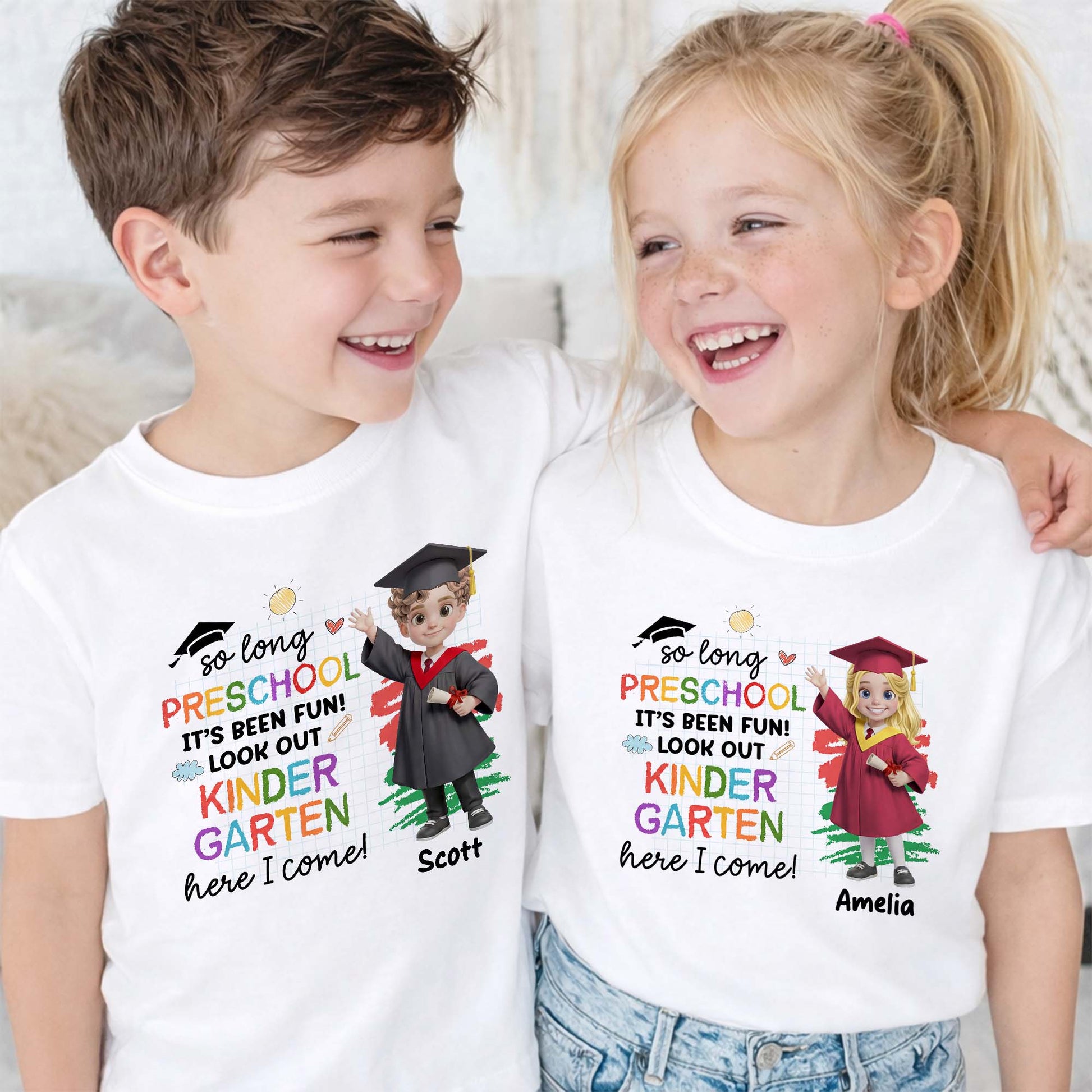 So Long Preschool Look Out Kindergarten Here I Come Girl Graduation