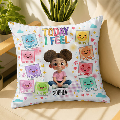 Today I Feel, Emoticons And Cute Animated Girl