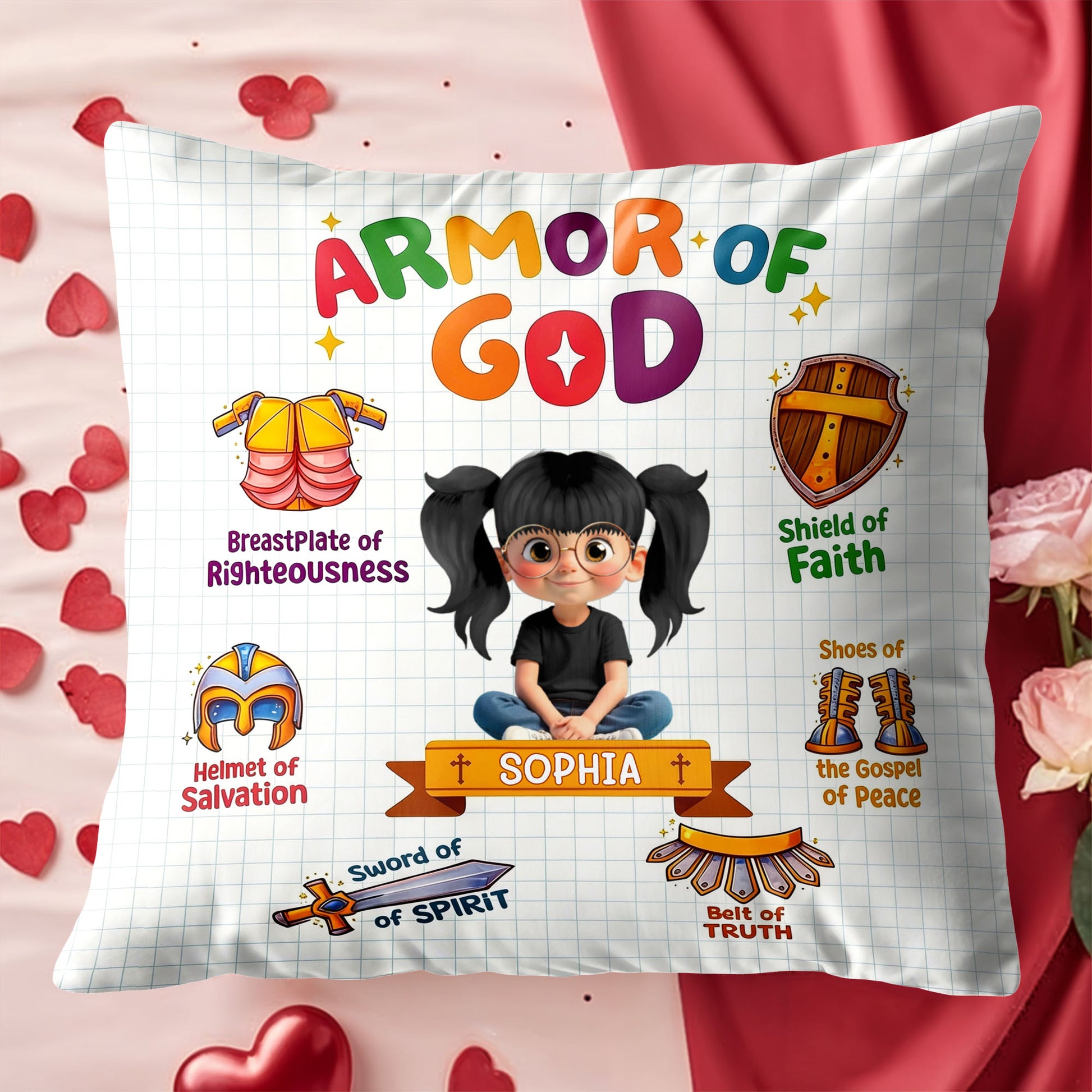 Armor Of God Shield Of Faith Pillow
