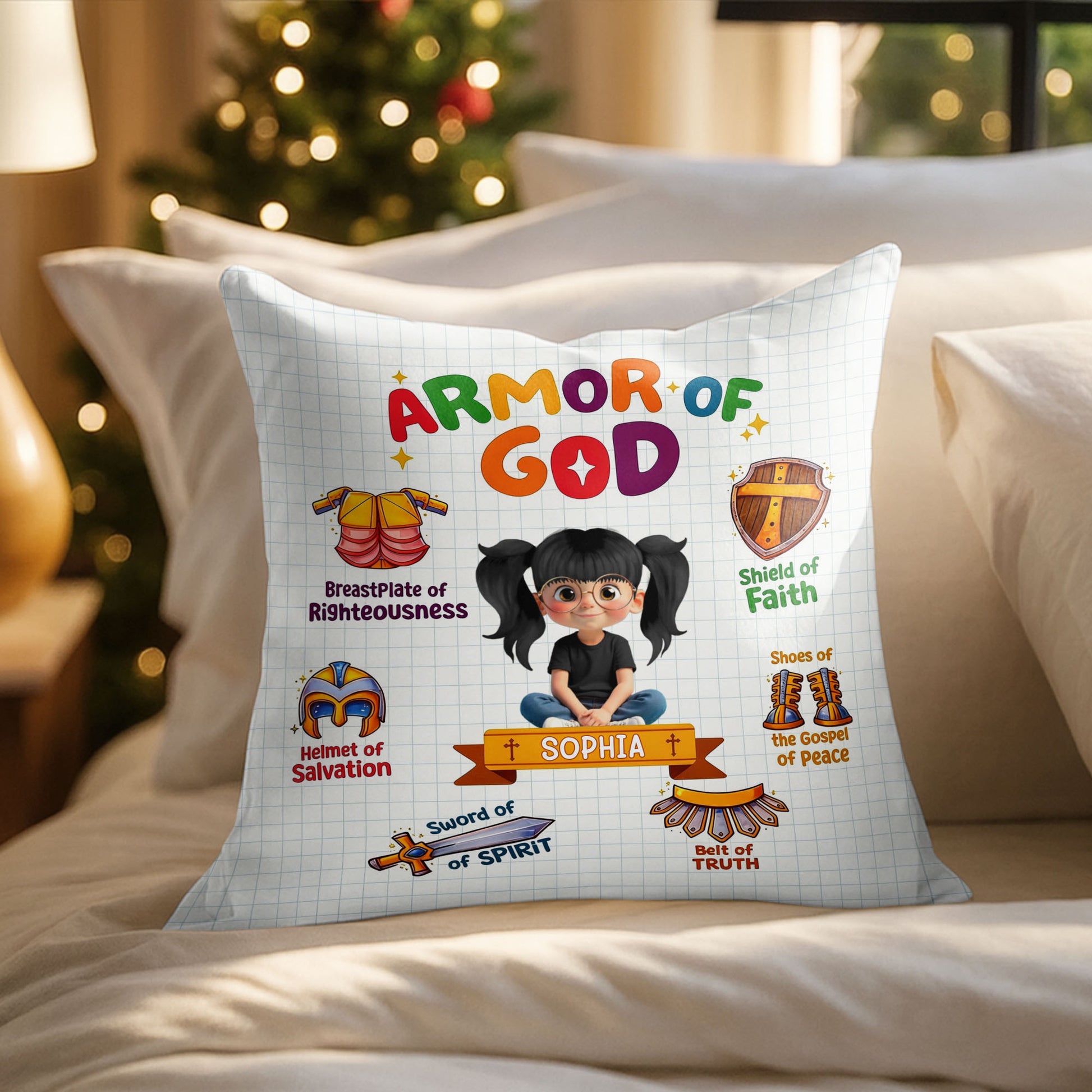 Armor Of God Shield Of Faith Pillow