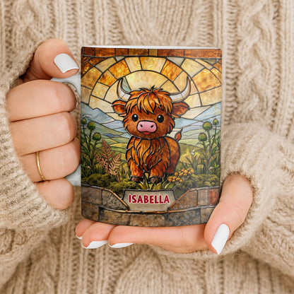 My Cow Stained Glass Landscape