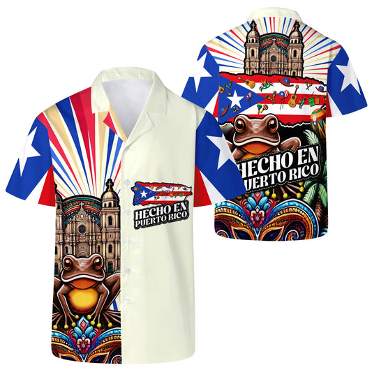 Hecho En Puerto Rico - Personalized Unisex Hawaiian Shirt - LA004_HW