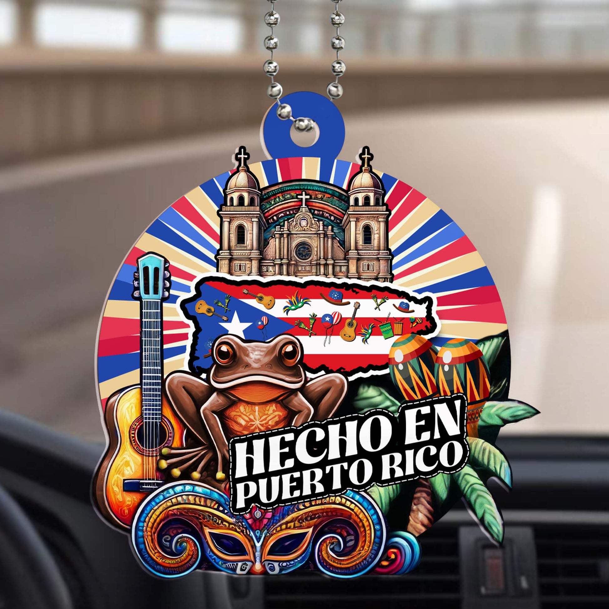 Hecho En Puerto Rico Cultural Ornament