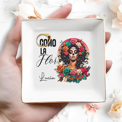 Como La Flor - Lámpara personalizada en frasco de vidrio - LA006_SCRD