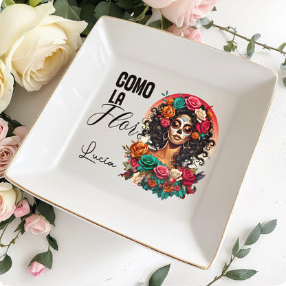 Como La Flor - Lámpara personalizada en frasco de vidrio - LA006_SCRD