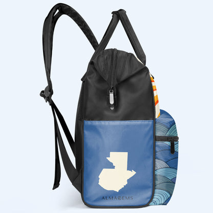 Hecho En Guatemala - Personalized Custom Duckbilled Travel Backpack - LA007_DKB