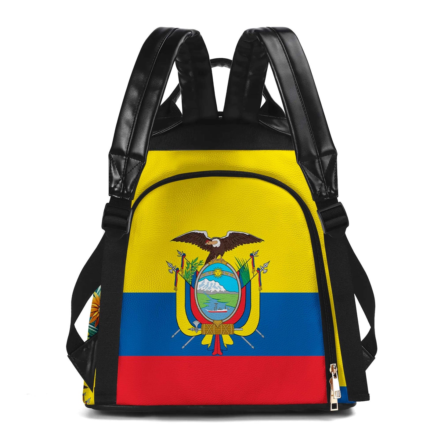 Hecho en Ecuador - Mochila de cuero personalizada - LA009_BP