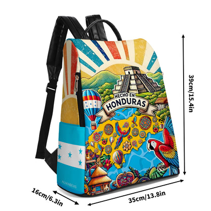 Hecho En Honduras - Mochila De Cuero Personalizada - LA010_BP