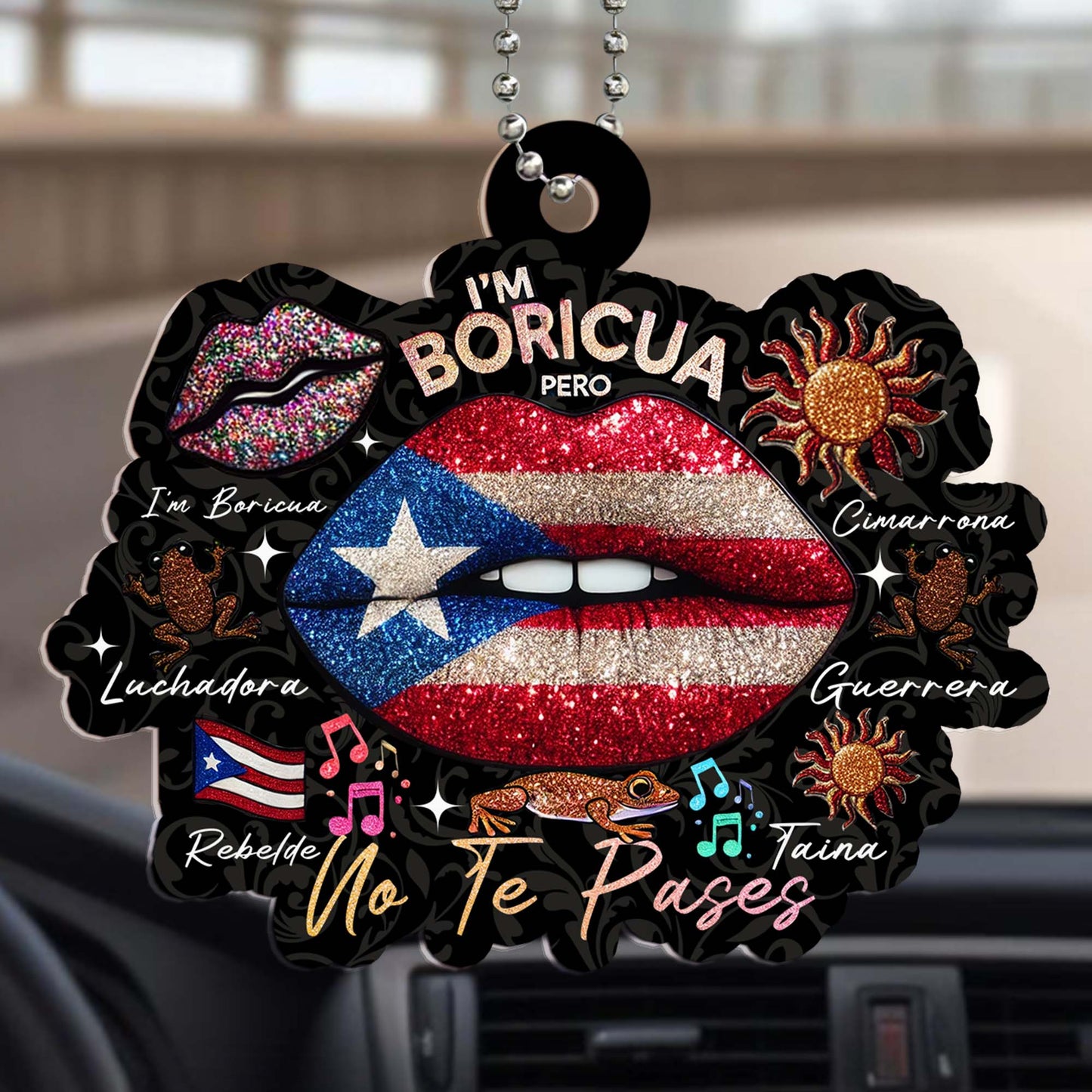 I'm Boricua Pero No Te Pases Custom Ornament