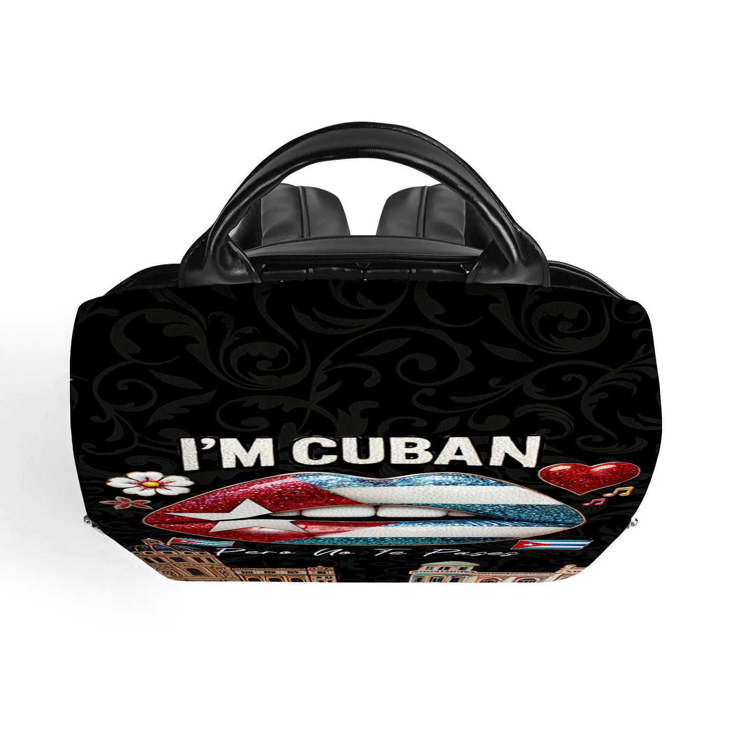 I'm Cuban. Pero No Te Pases - Personalized Custom Leather BackPack - LA015_BP