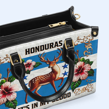 Hondureño, lo llevo en la sangre - Bolso de piel personalizado - LA022_HB