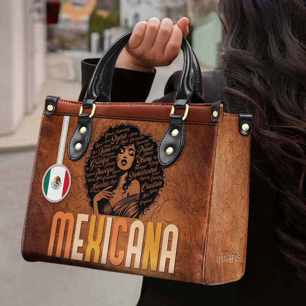 Inside The Latin Girl - Personalized Custom Leather Handbag - LA035_HB