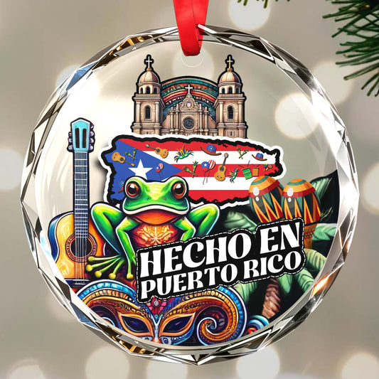 Hecho En Puerto Rico Cultural Heritage Ornament