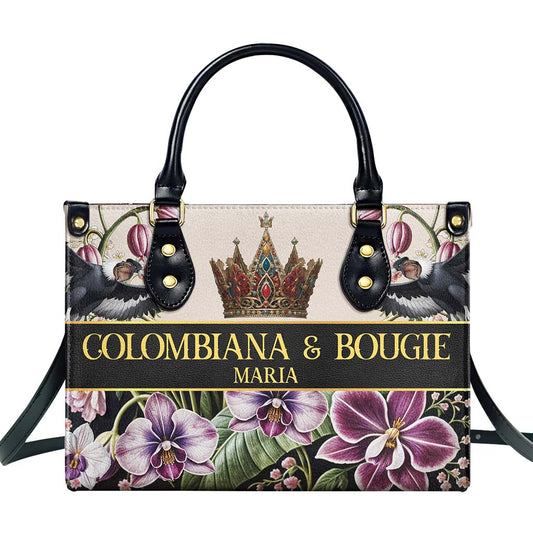 COLOMBIANA & BOUGIE - Personalized Custom Leather Handbag - LA045_HB