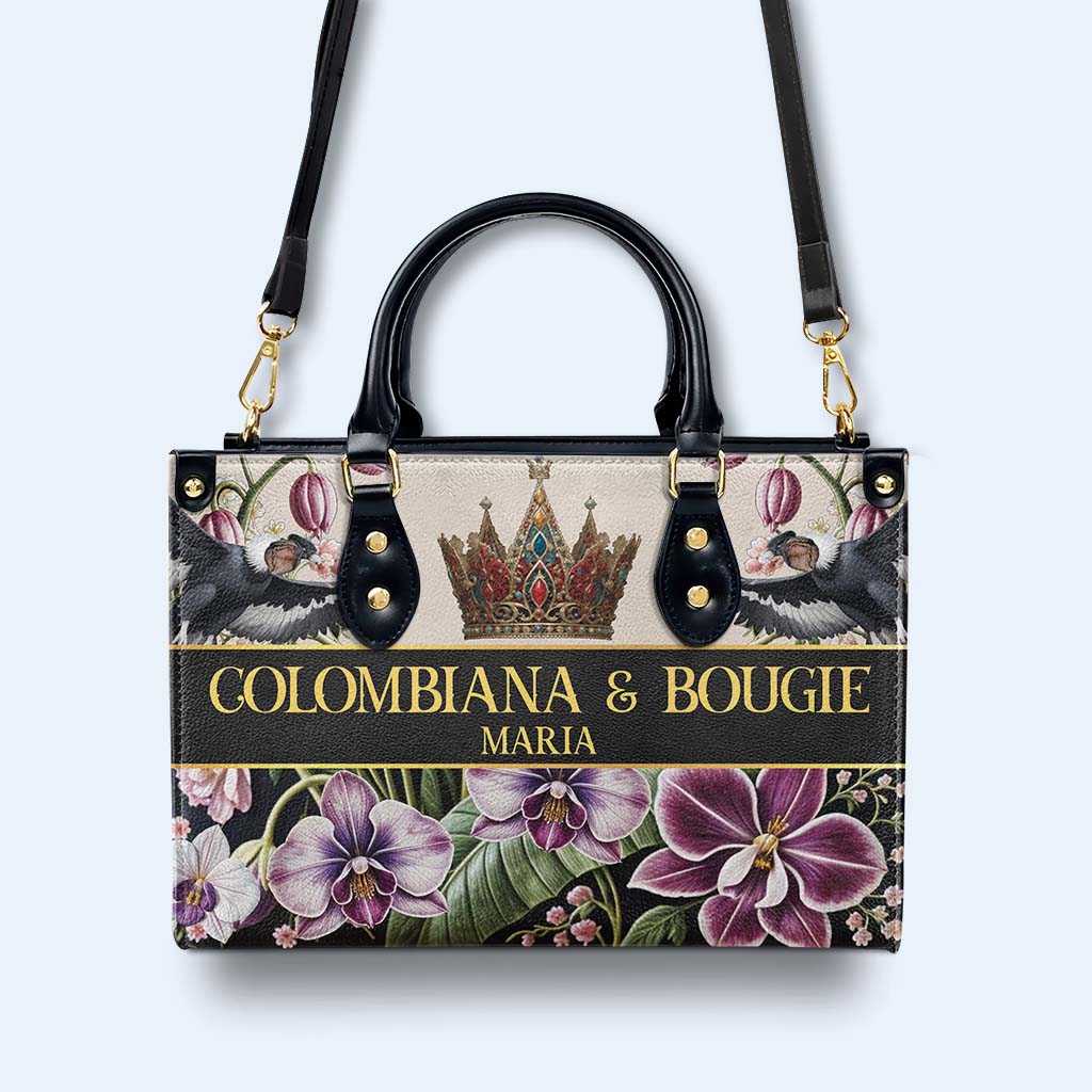 COLOMBIANA &amp; BOUGIE - Bolso de mano personalizado en piel - LA045_HB