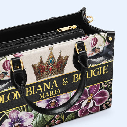 COLOMBIANA &amp; BOUGIE - Bolso de mano personalizado en piel - LA045_HB