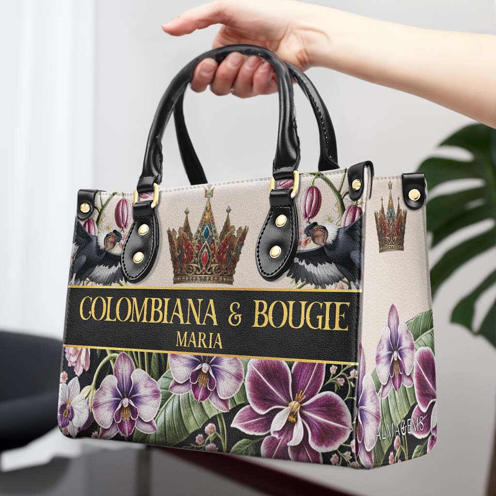 COLOMBIANA &amp; BOUGIE - Bolso de mano personalizado en piel - LA045_HB