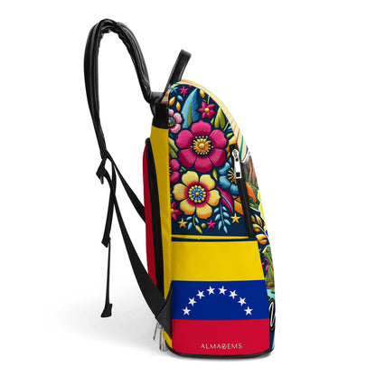 Hecho En Venezuela - Mochila De Cuero Personalizada - LA046_BP