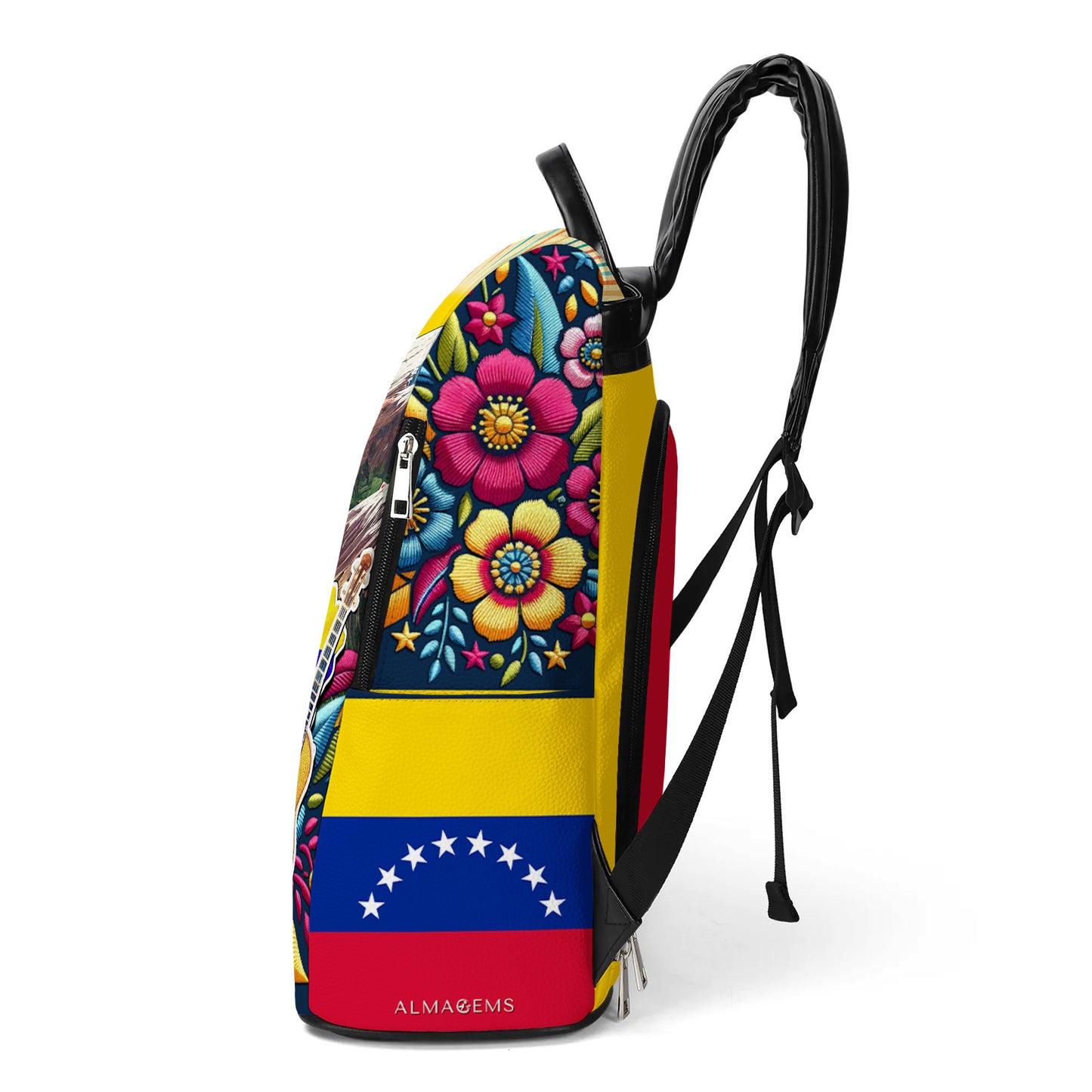 Hecho En Venezuela - Mochila De Cuero Personalizada - LA046_BP