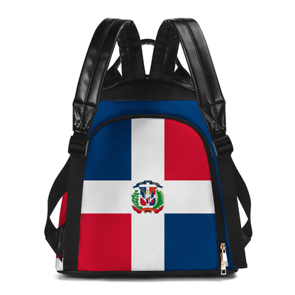 Hecho en República Dominicana - Personalized Custom Leather BackPack - LA051_BP