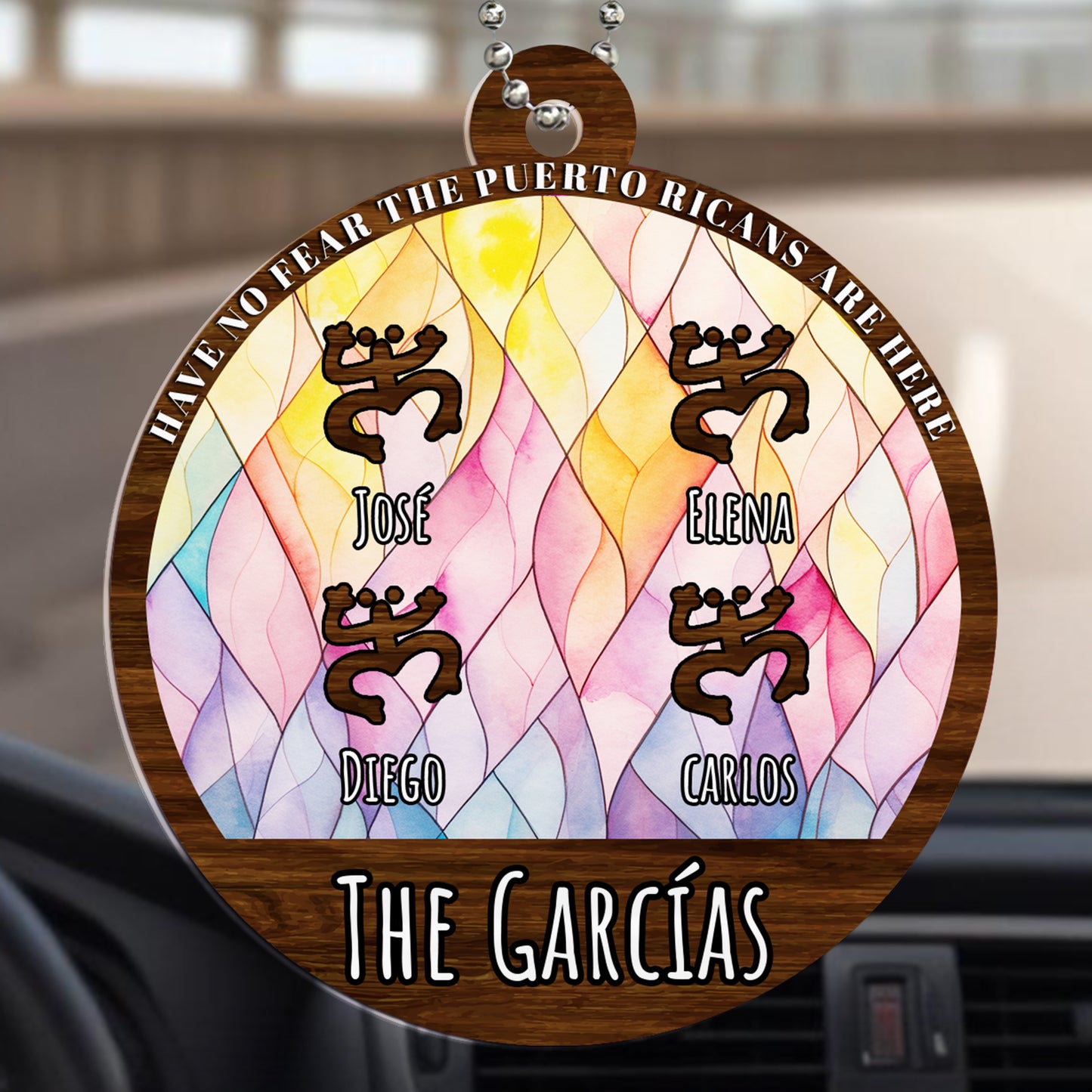 Have No Fear The Puerto Ricans Are Here Ornament - Personalized Custom Acrylic Ornament, Car Ornament - LAT003_HGO