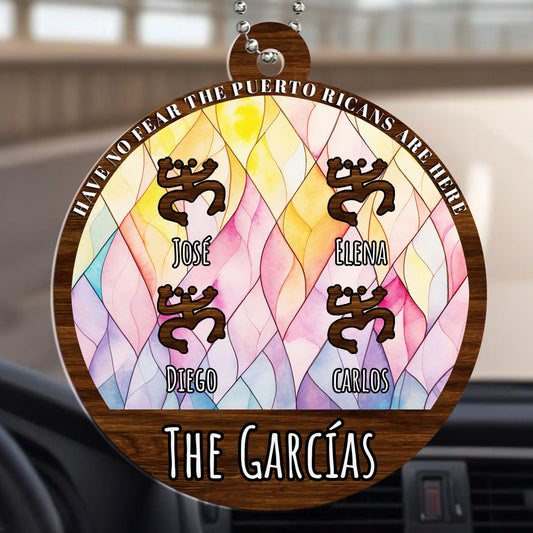 Have No Fear The Puerto Ricans Are Here Ornament - Personalized Custom Acrylic Ornament, Car Ornament - LAT003_HGO