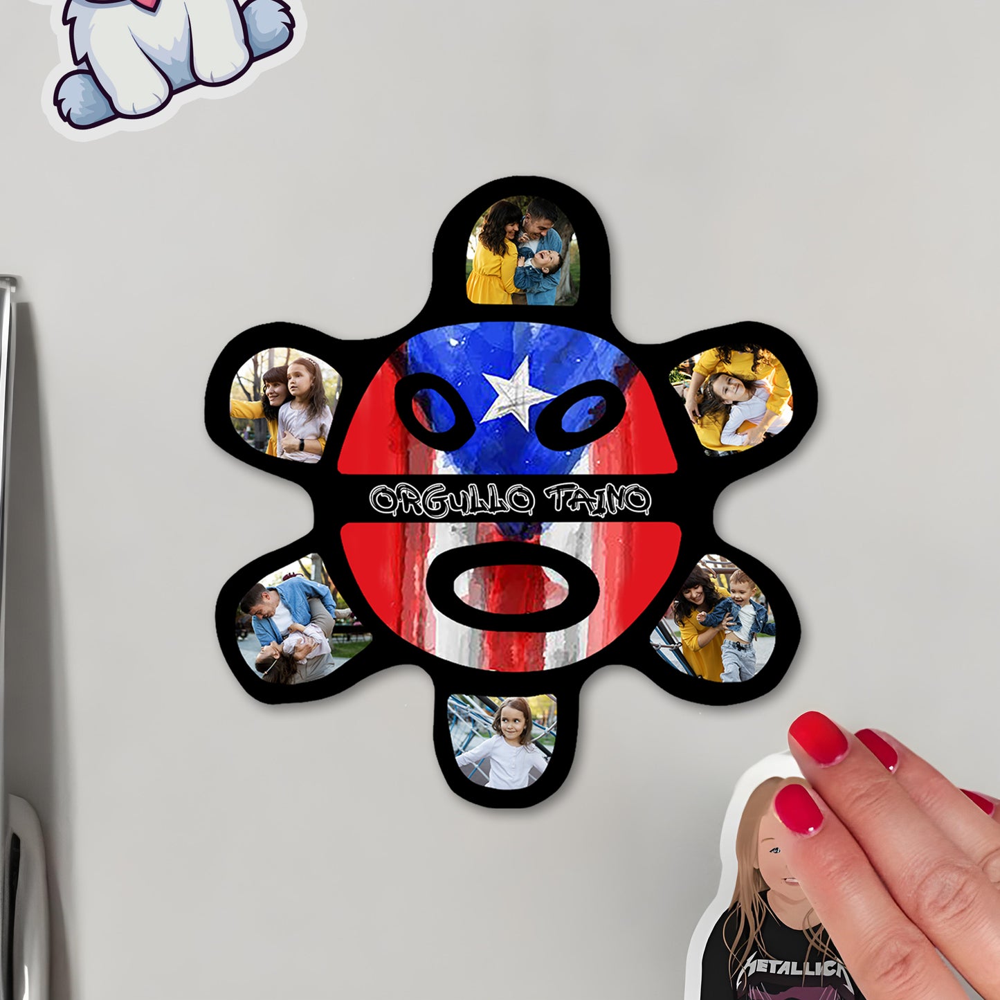 Orgullo Taíno Custom Fridge Magnet