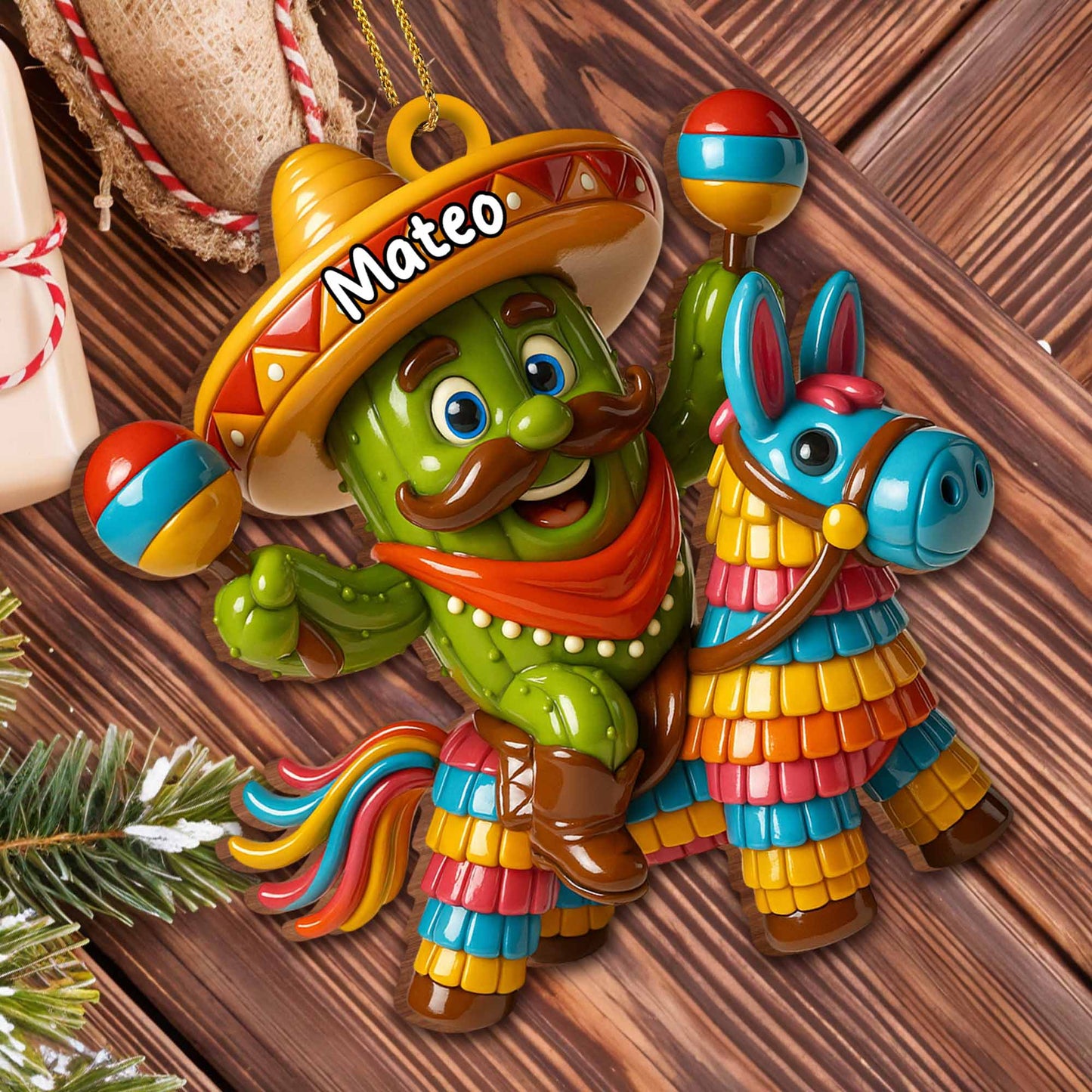 Celebrate Vibrant Mexican Folklore With Cactus And Piñata