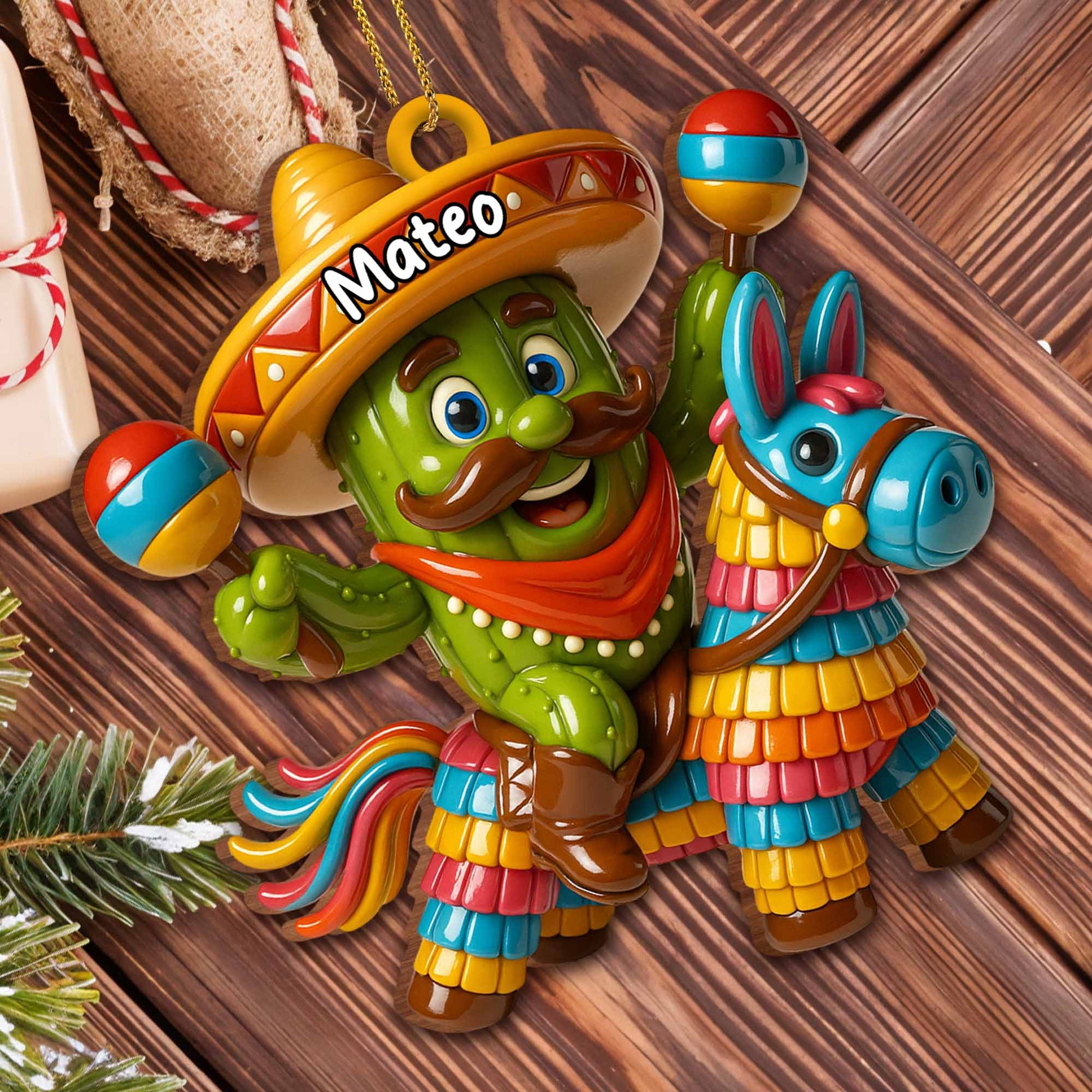 Celebrate Vibrant Mexican Folklore With Cactus And Piñata