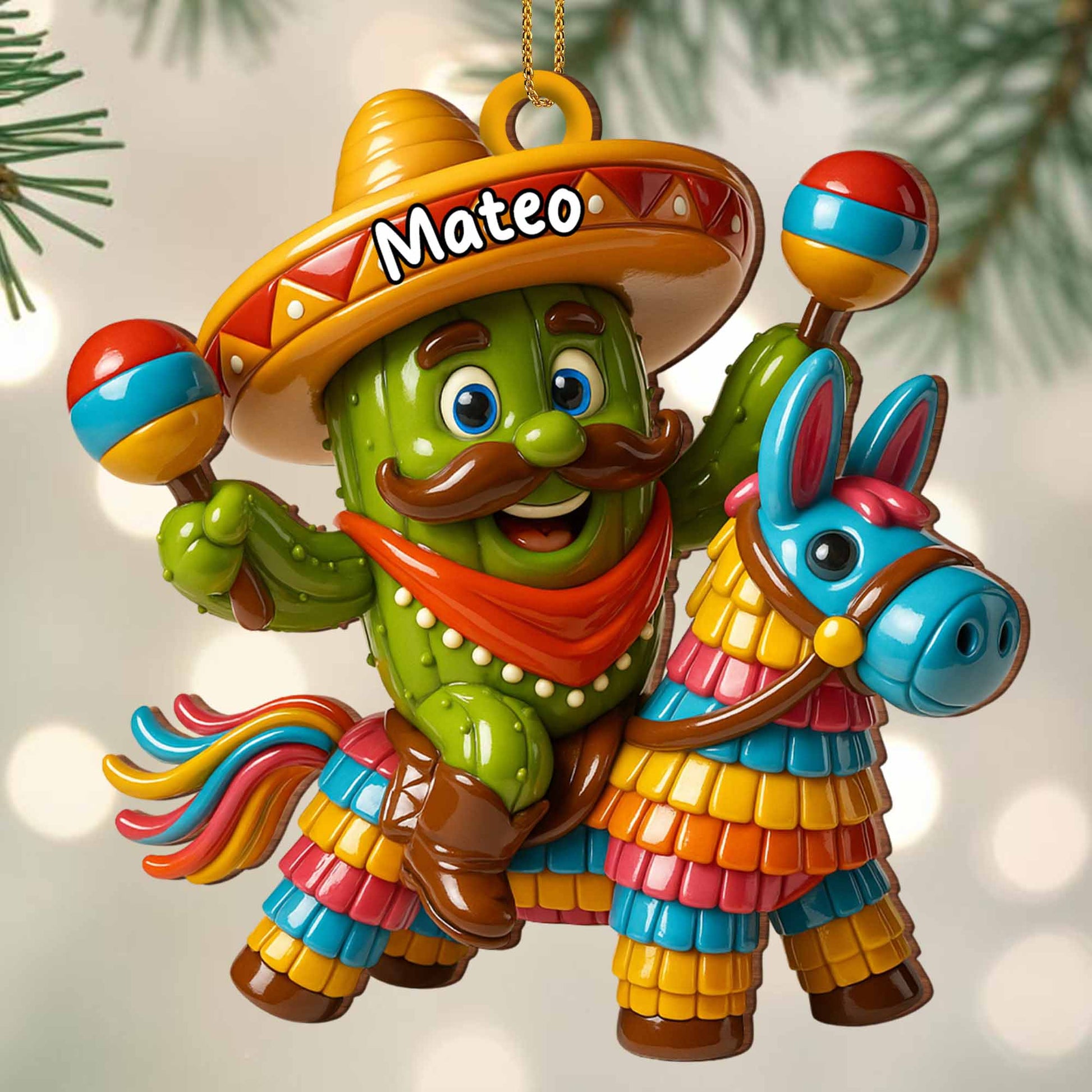 Celebrate Vibrant Mexican Folklore With Cactus And Piñata
