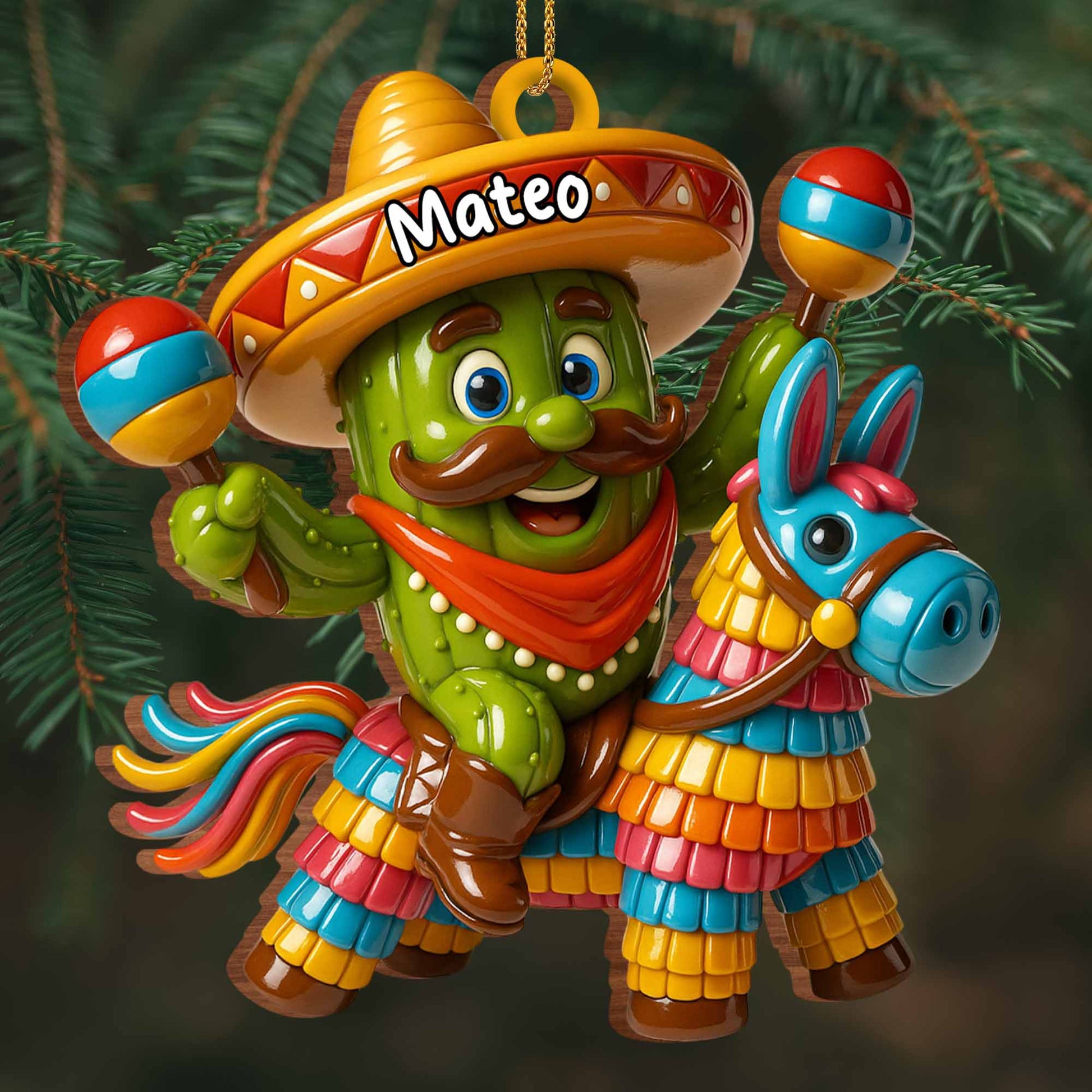 Celebrate Vibrant Mexican Folklore With Cactus And Piñata
