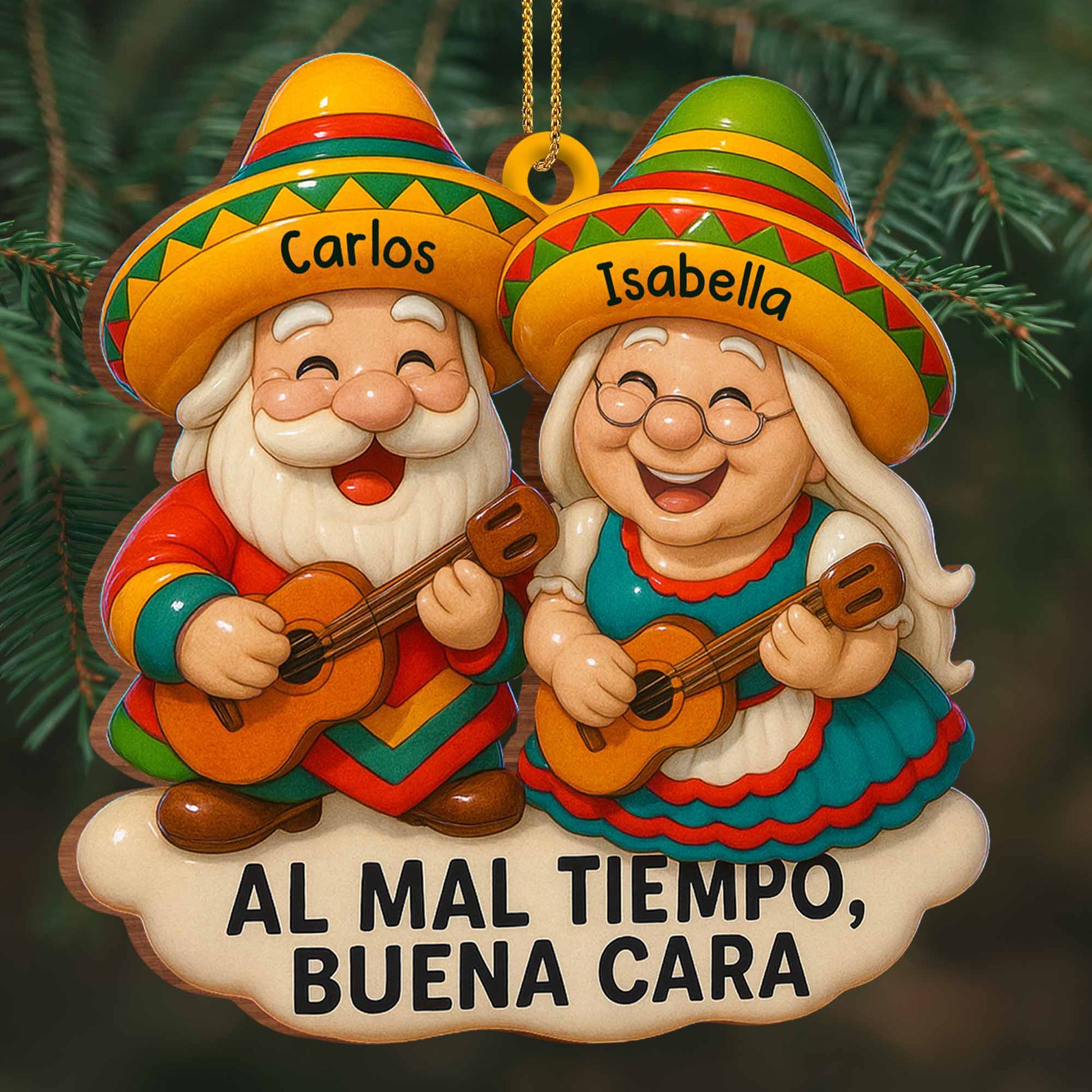 Al Mal Tiempo Buena Cara With Sombreros And Guitars