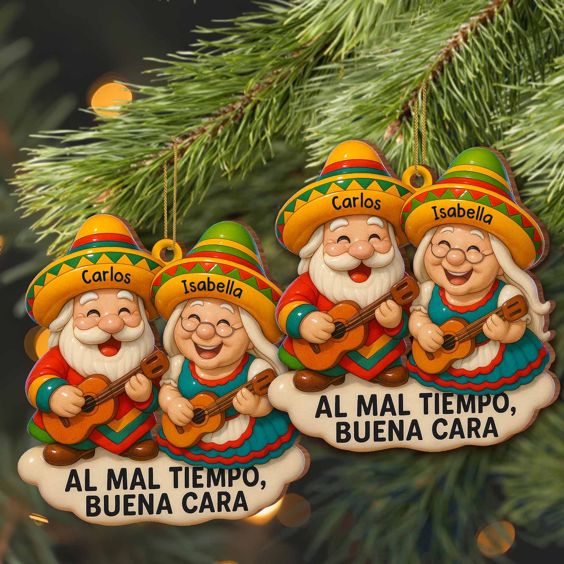 Al Mal Tiempo Buena Cara With Sombreros And Guitars