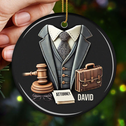 Celebrate Professional Success With A Custom Attorney Ornament