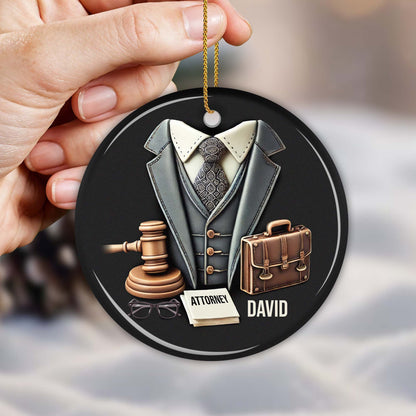 Celebrate Professional Success With A Custom Attorney Ornament